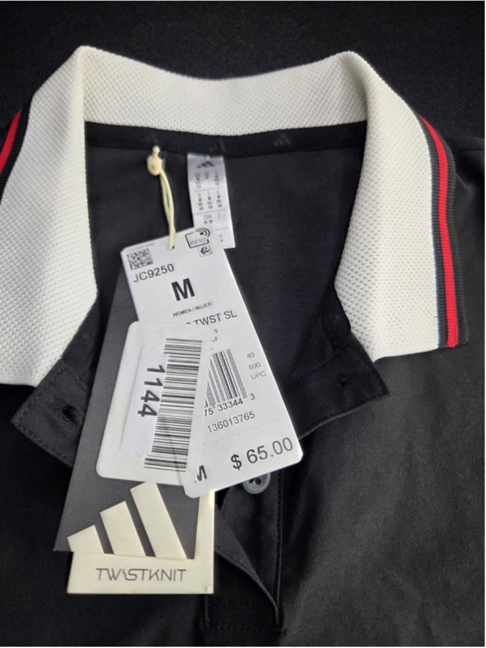 Adidas Women's Twistknit Sleeveless Golf Polo Gray Size Medium NWT #1144